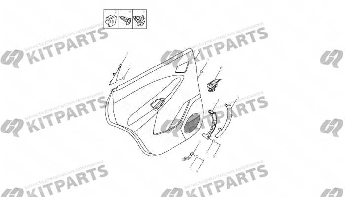 INTERIOR TRIM,REAR DOOR Geely