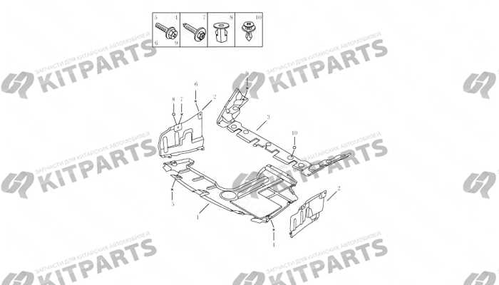 ENGINE BOTTOM SHIELD Geely