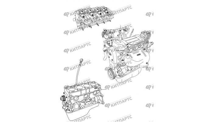 Двигатель в сборе Chery