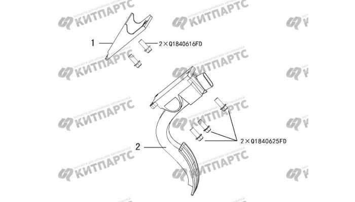 Педаль газа 4G63T Great Wall DW Hower H3